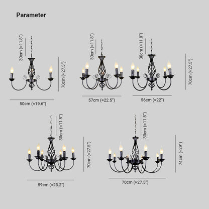 Silva Pendant Light Candle Retro, Metal/Glass, Black/White, Restaurant