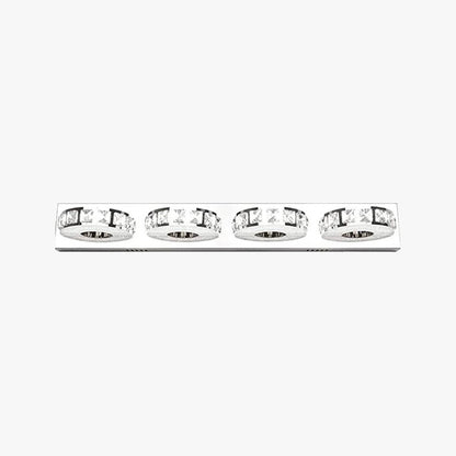Kristy Mordern Cylindrical Metal Wall Lamp, Silver