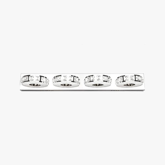 Kristy Moderne cilindrische metalen wandlamp, zilver