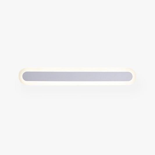 Arisha Modern Linear Vanity Wall Lamp, White/Brown, Bathroom