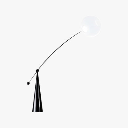 Valentina Stehleuchte Arc/Bubble Modern/Einzigartig, Milchglas, Weiß, Schlafzimmer