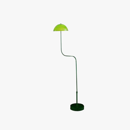 Salgado Stehlampe Mushroom Middle Ancient, Arc Metal, Grün, Esszimmer