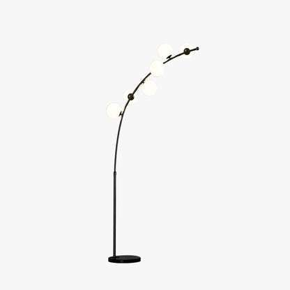 Valentina Modern Arc Multi Head Bubble Stehlampe Schwarz/Gold