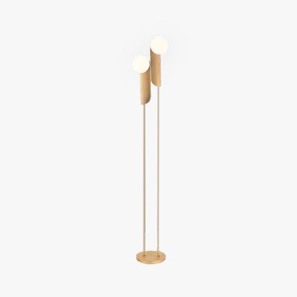 Lampadaire Salgado Minimalist Gold, Métal, Salon
