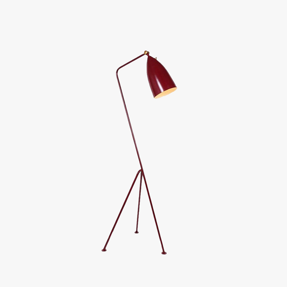 Morandi Moderne Metallbecher-Stehlampe in Schwarz, mehrfarbig