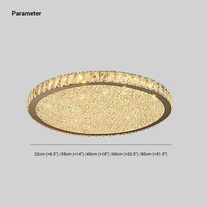 Eliza Luxury Crystal Ceiling Light
