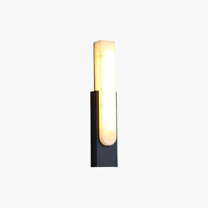 Arisha Modern Rectangular Stone Metal Wall Lamp