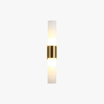 Arisha Modern Double Headed Metal Glass Vanity Wall Lamp, Black/Gold