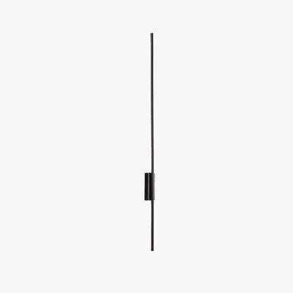 Arisha Modern Linear Metal& Bedroom Wall Lamp, Black/Brass