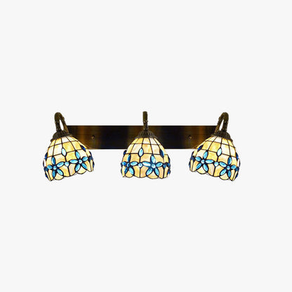Arisha Vintage Flower Shaped Metal/Glass bedroom wall lamp