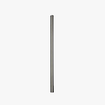 Arisha Minimalist Black Bar Mirror Front Vanity Wall Lamp, Metal/