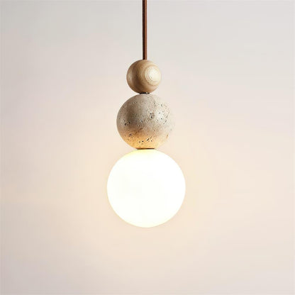 Ball Travertine Pendant Lamp
