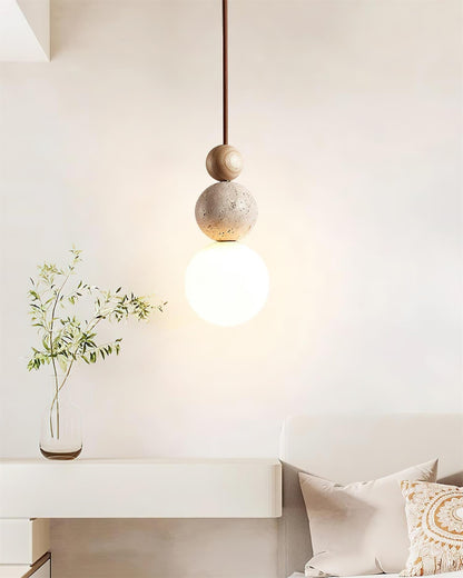 Ball Travertine Pendant Lamp