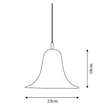 Nevin Minimalist Bell Shade Pendant Light