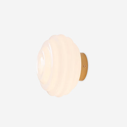 Duvia Rippled Glass Wall Lamp