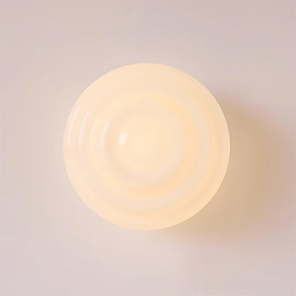 Duvia Rippled Glass Wall Lamp