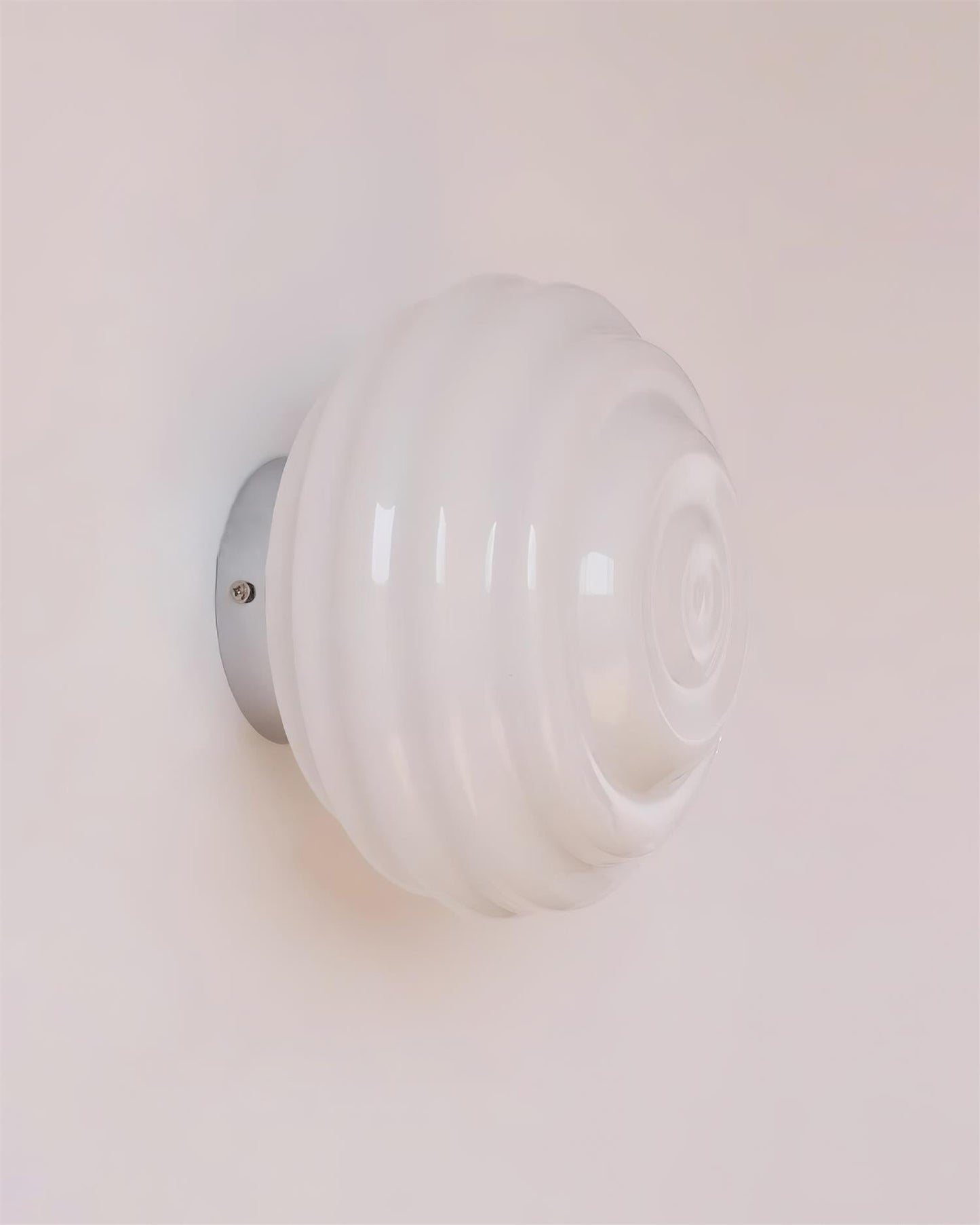 Duvia Rippled Glass Wall Lamp