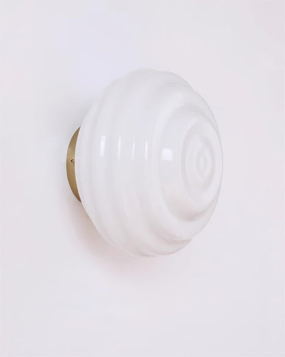 Duvia Rippled Glass Wall Lamp