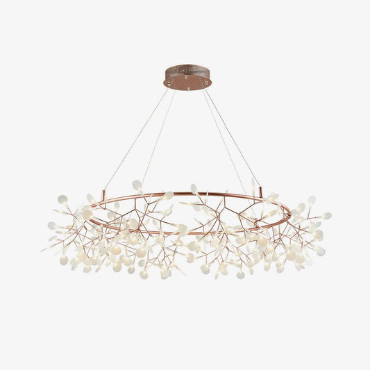 Lustre Olivia Unique Rond Sputnik Art Déco Lucioles, Salon/Chambre