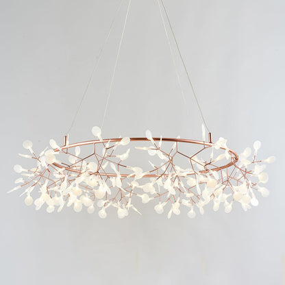 Lustre Olivia Unique Rond Sputnik Art Déco Lucioles, Salon/Chambre