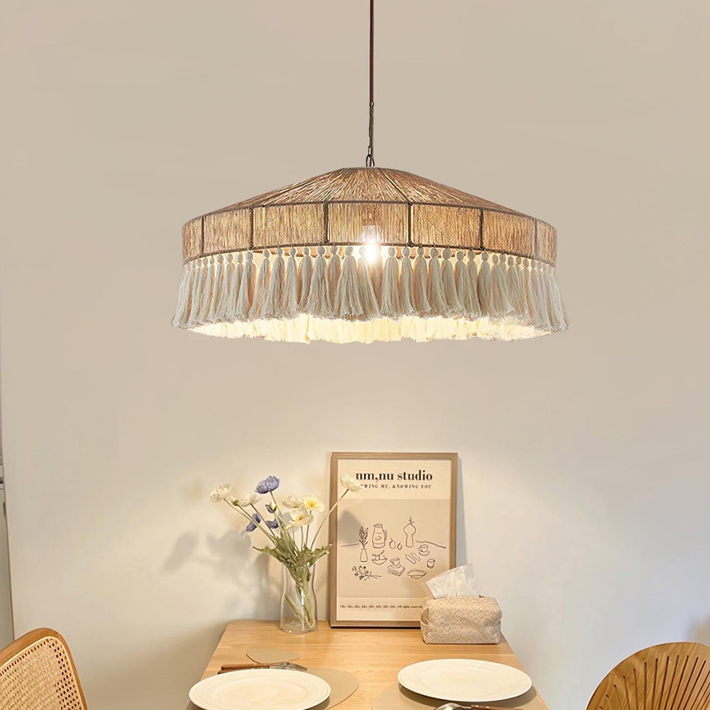 Duvia Bohemian Tassel Chandelier