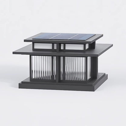 Milo Pillar Solar /HardWire Outdoor Light