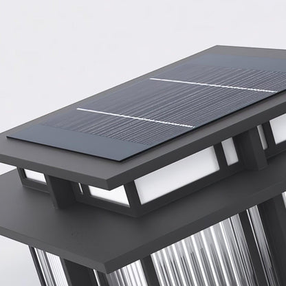 Milo Pillar Solar /HardWire Outdoor Light