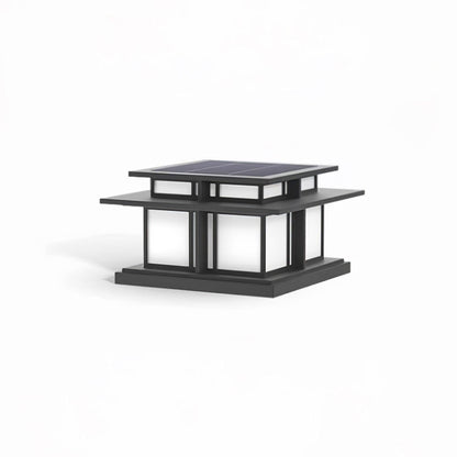 Milo Pillar Solar /HardWire Outdoor Light
