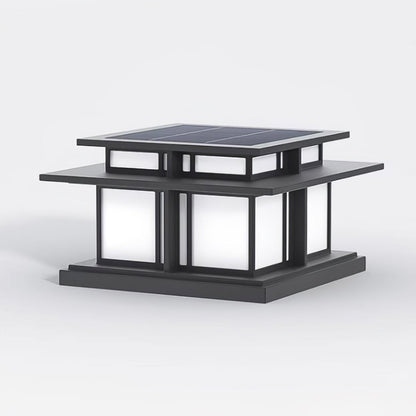 Milo Pillar Solar /HardWire Outdoor Light
