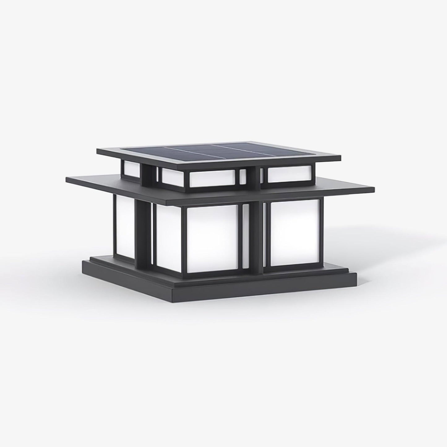 Milo Pillar Solar /HardWire Outdoor Light