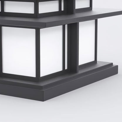 Milo Pillar Solar /HardWire Outdoor Light