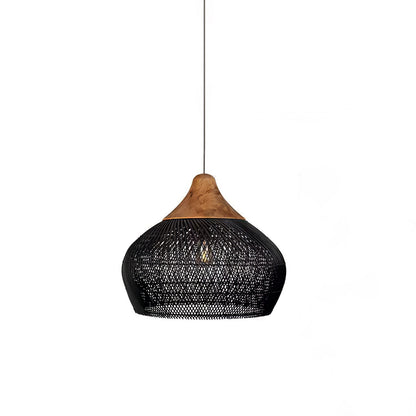 Evelyn Braided Rattan Livingroom Pendant Lamp