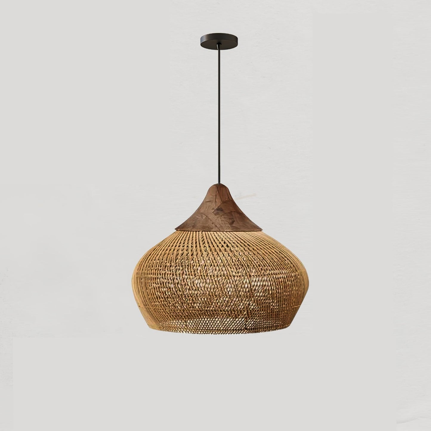 Evelyn Braided Rattan Livingroom Pendant Lamp