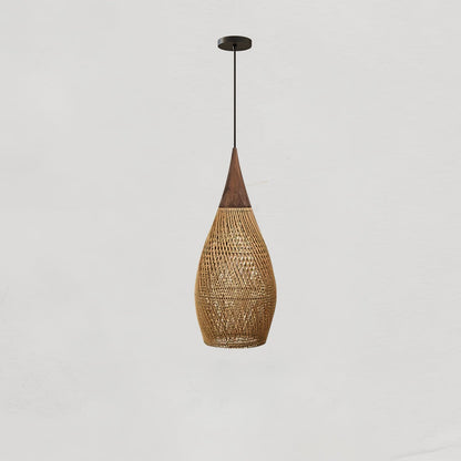 Evelyn Braided Rattan Livingroom Pendant Lamp