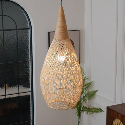 Evelyn Braided Rattan Livingroom Pendant Lamp