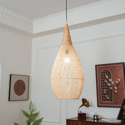 Evelyn Braided Rattan Livingroom Pendant Lamp