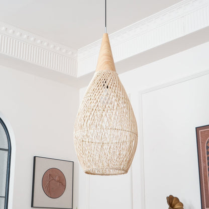 Evelyn Braided Rattan Livingroom Pendant Lamp