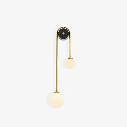 Elaro Brass Arc Wall Light