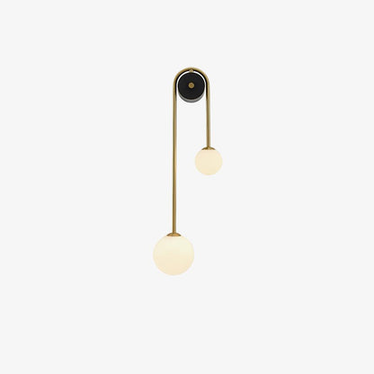 Elaro Brass Arc Wall Light