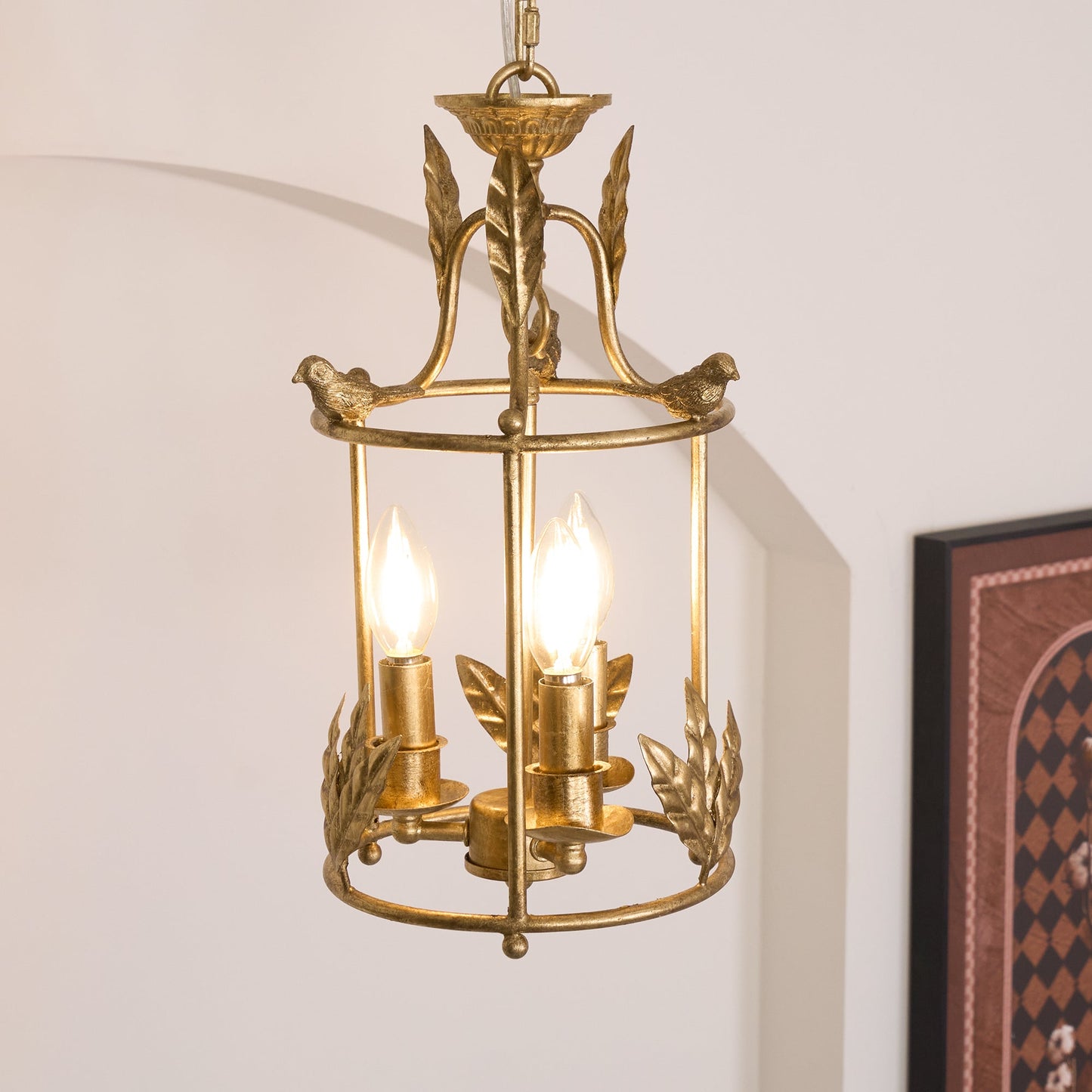 Sova Luminaire Suspendu Lanterne Style Baroque