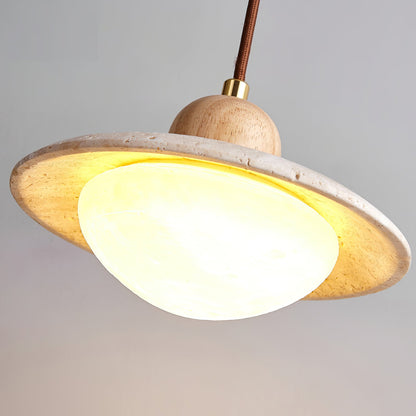 Duvio Travertine Pendant Light