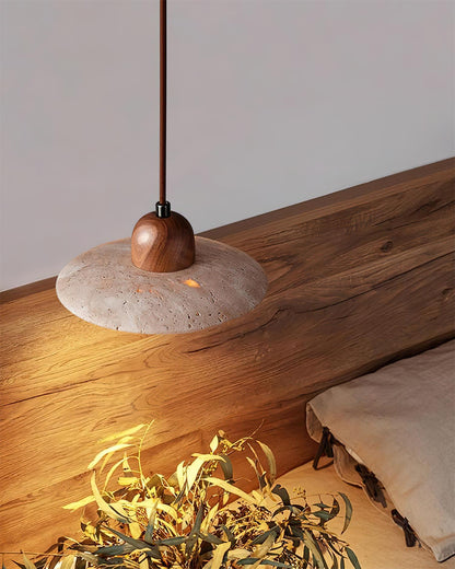 Duvio Travertine Pendant Light