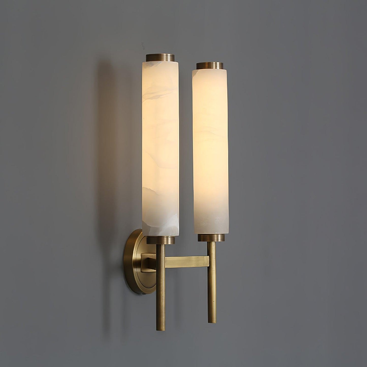 Kristy Art Deco  Alabaster  Wall Lamp