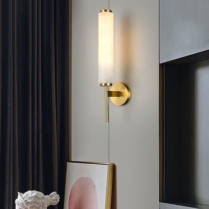 Kristy Art Deco  Alabaster  Wall Lamp