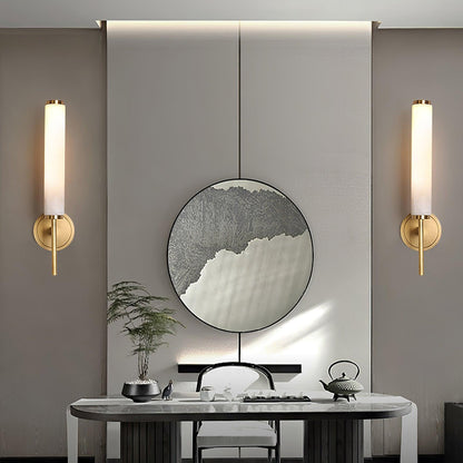 Kristy Art Deco  Alabaster  Wall Lamp