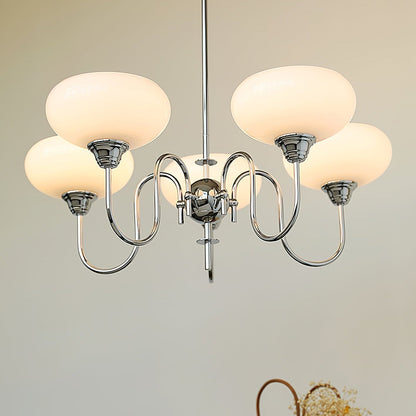 Arisha Vintage LED Metal Glass Chandelier Living Room