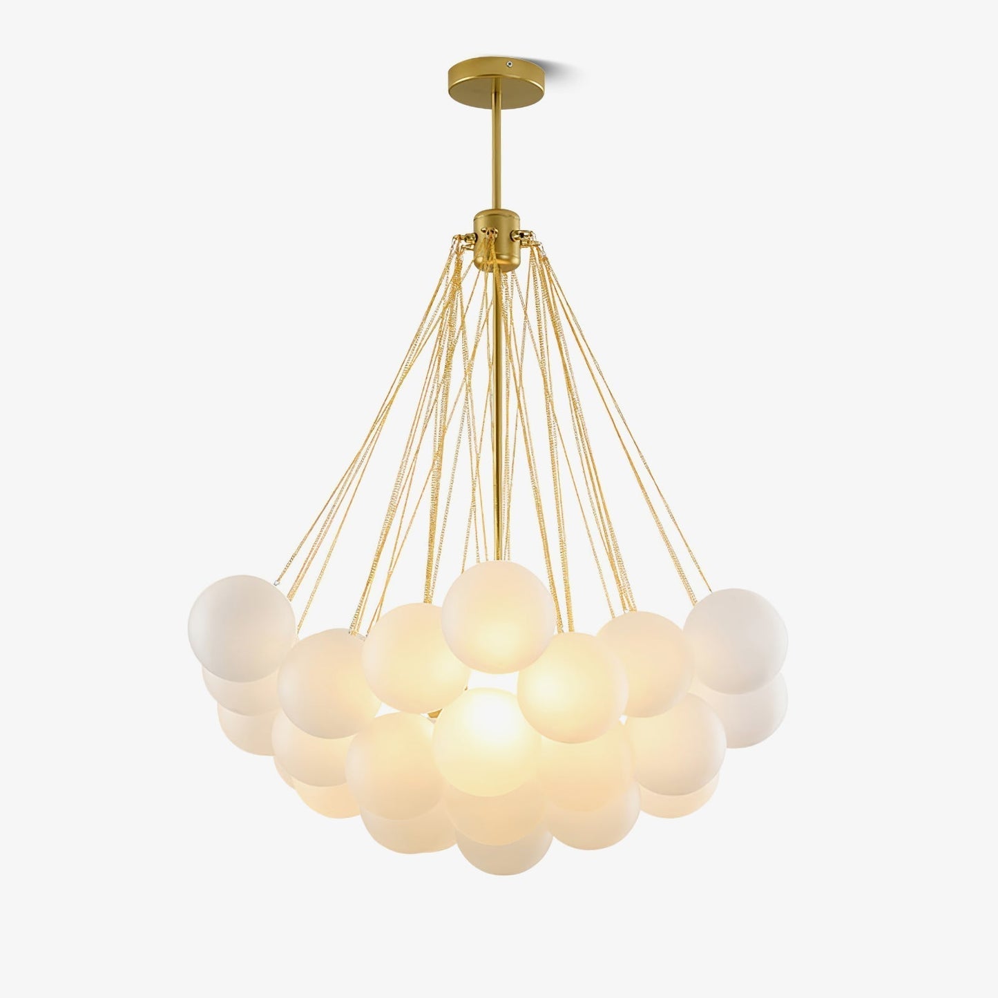 Fayne Glass Globe Pendant Light Bubble