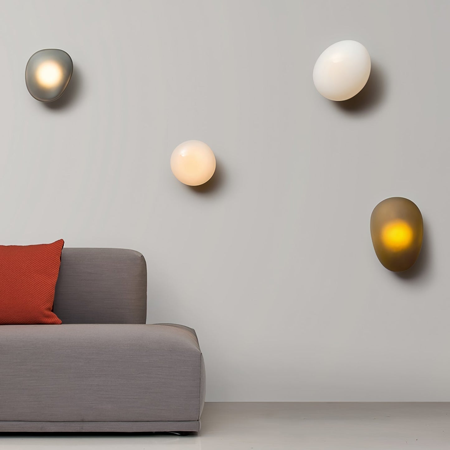 Ruvin Bubble Glass Wall Lamp