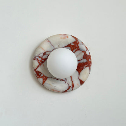 Hako Marble Indoor Wall Sconce