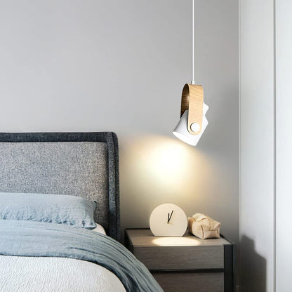 Valentina Moderne LED-Pendelleuchte aus Metall, weiß, grün, schwarz, für Schlafzimmer